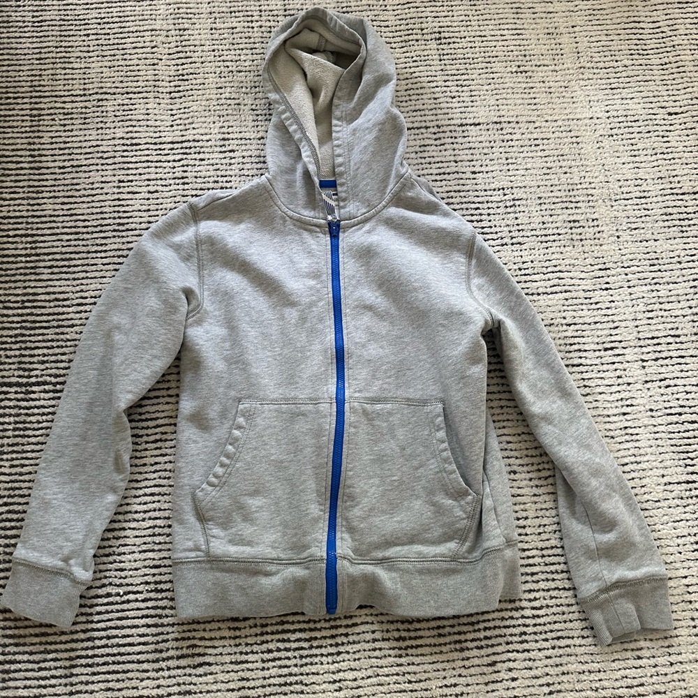 J. Crew Crewcuts gray zip up hoodie